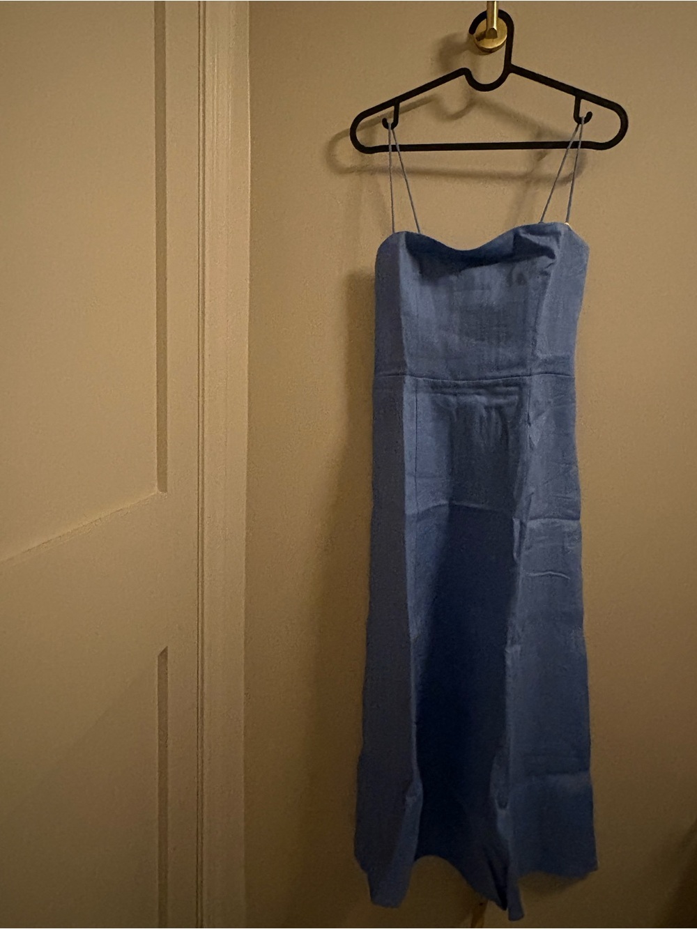 Reformation Christen Linen Dress in Dusk/ Blue - size 0